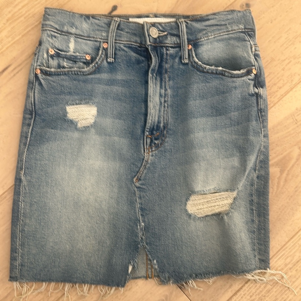 MOTHER denim skirt size 24